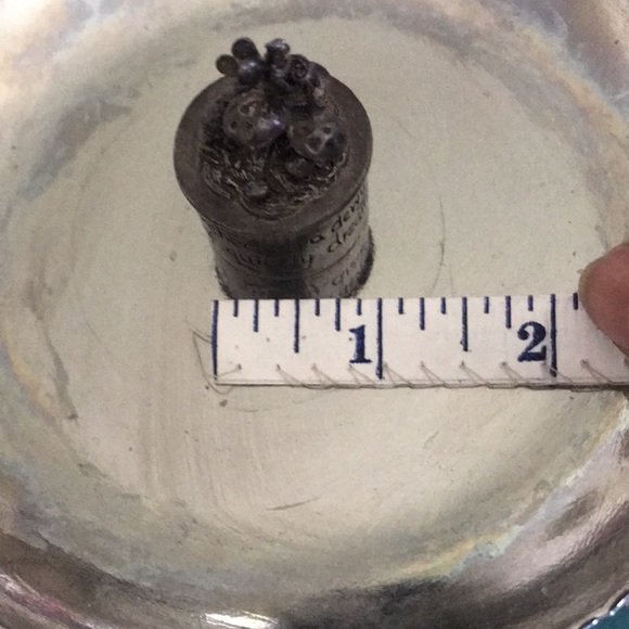 “Silver scenes” 91 silver plate fairy box,  Trinket box, fairies and mushrooms - Picture 9 of 11